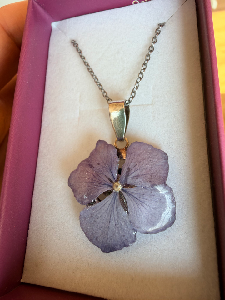 Colgante Hortensia Violeta 1