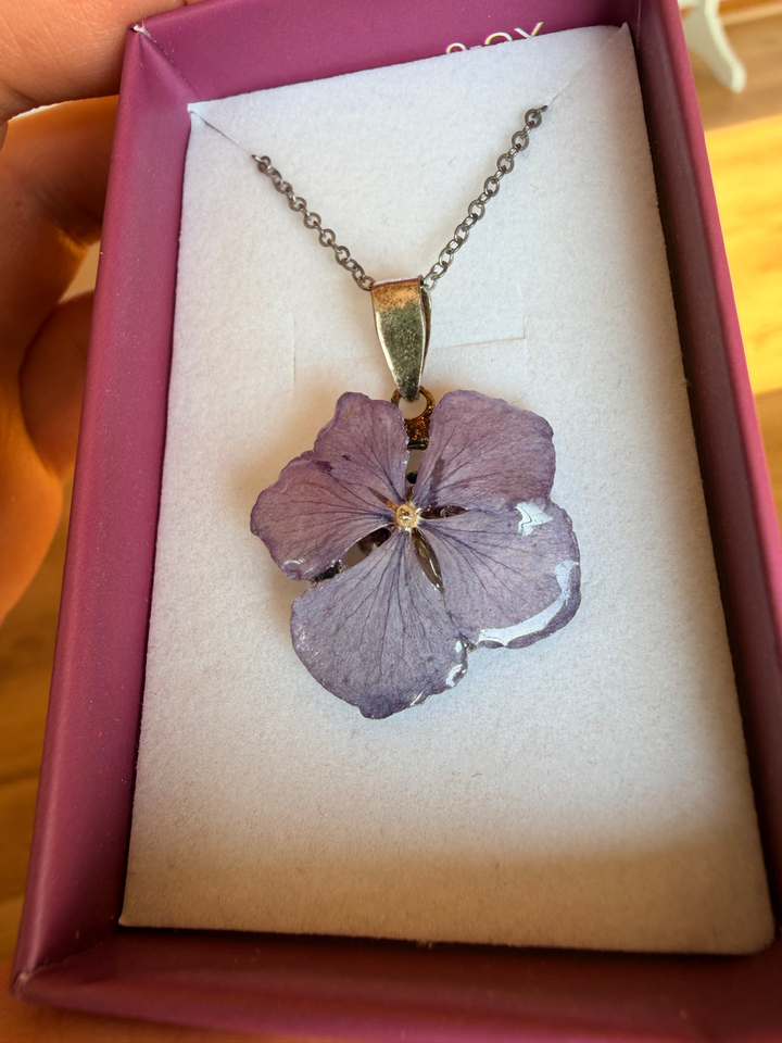 Colgante Hortensia Violeta 2